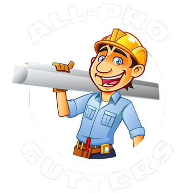 All Pro Gutters Logo White